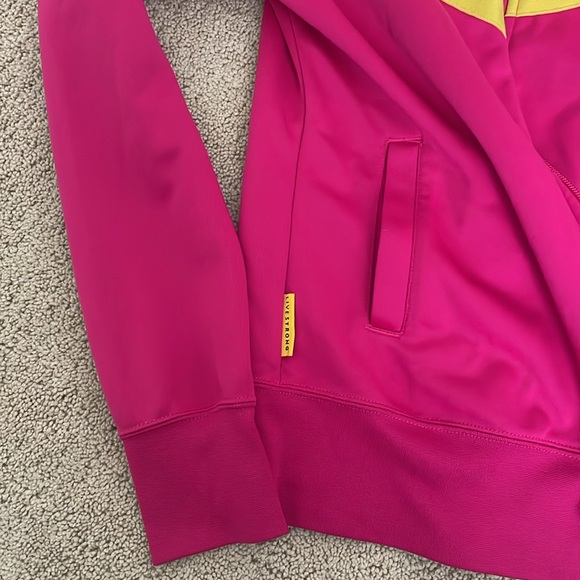 Nike LiveStrong Vibrant Pink Magenta Track Jacket size Medium EUC - Picture 4 of 7